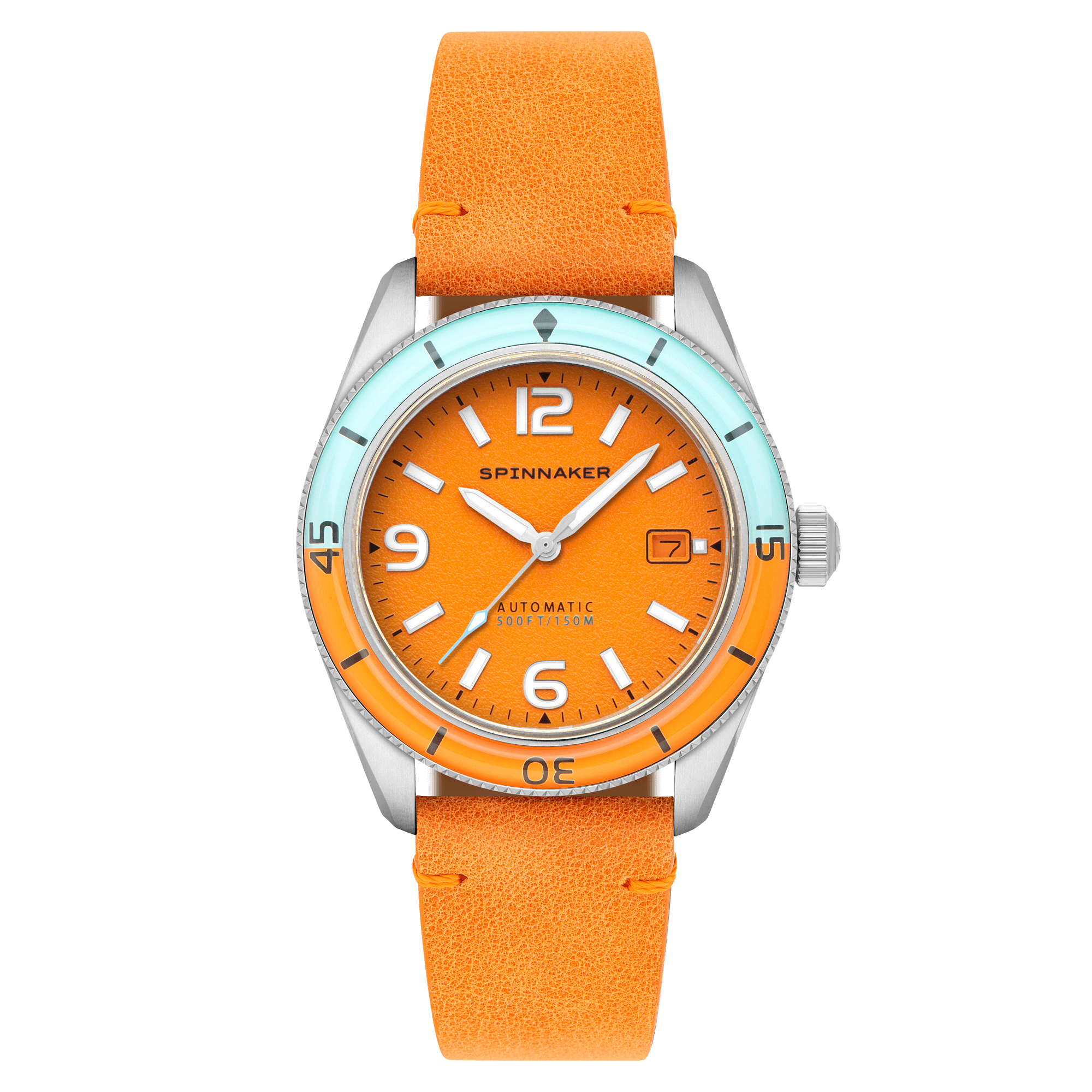 Spinnaker Fleuss Men's Orange Retro Automatic Watch