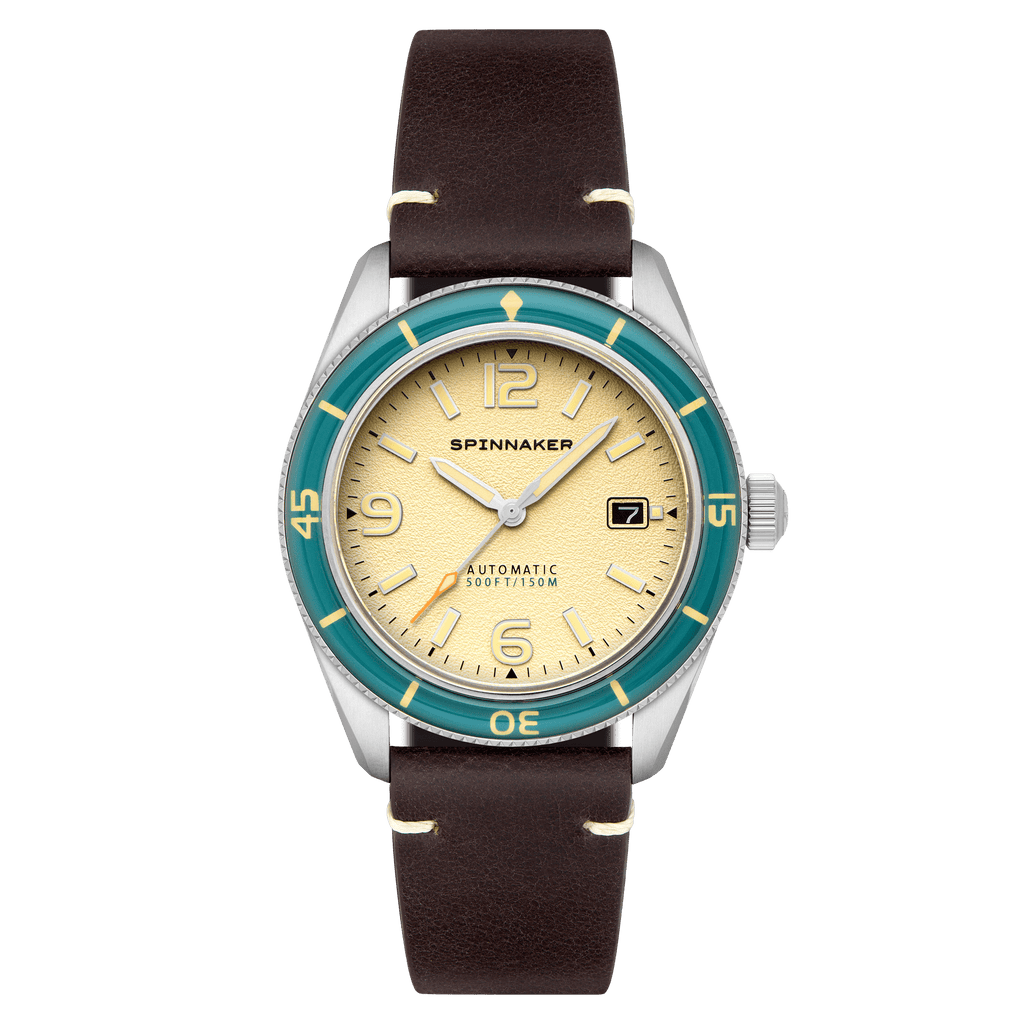 Spinnaker Fleuss Men's Cream Retro Automatic Watch