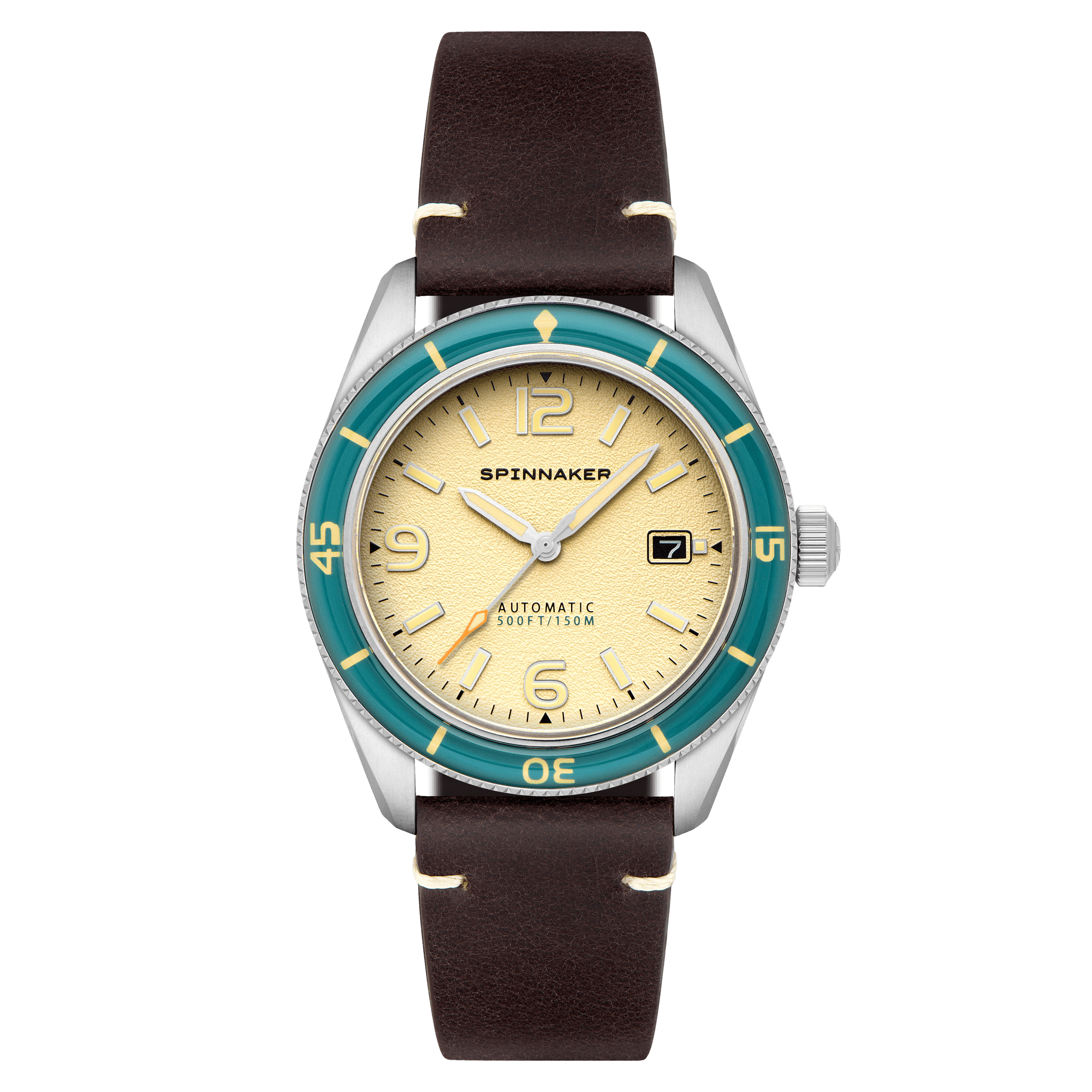 Spinnaker Fleuss Men's Cream Retro Automatic Watch