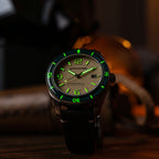 Spinnaker Fleuss Men's Cream Retro Automatic Watch