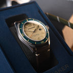 Spinnaker Fleuss Men's Cream Retro Automatic Watch