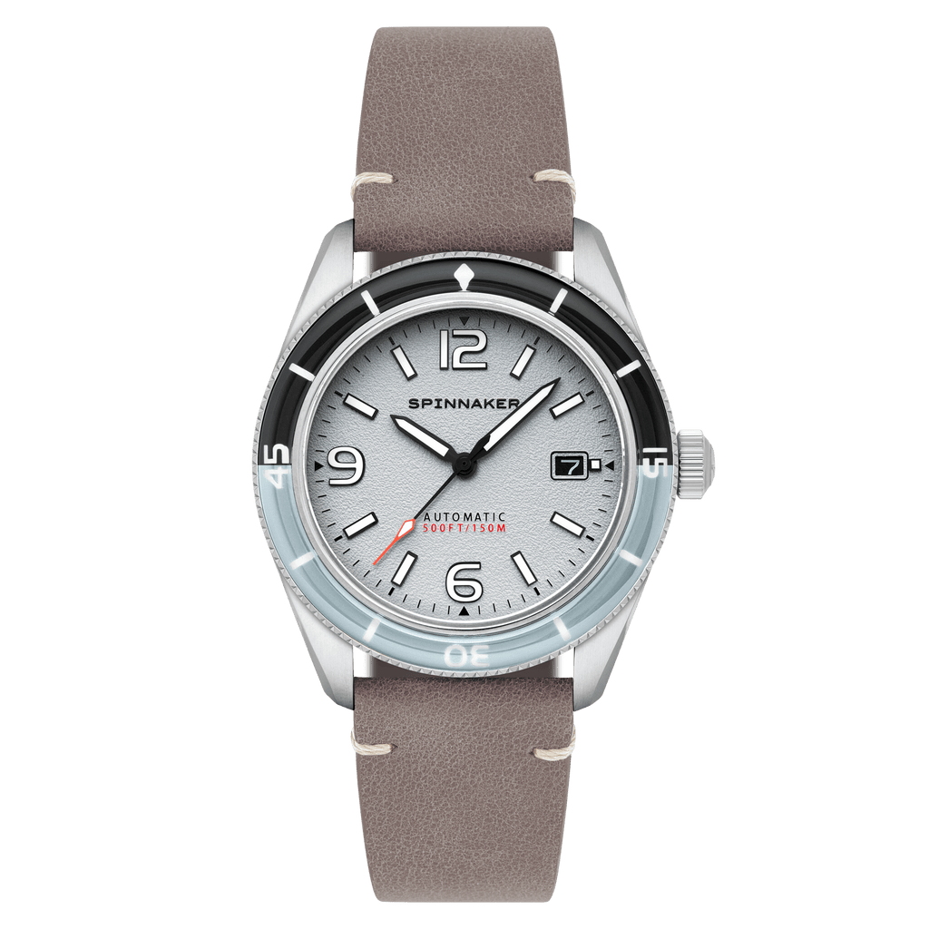 Spinnaker Fleuss Men's Grey Retro Automatic Watch