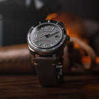 Spinnaker Fleuss Men's Grey Retro Automatic Watch