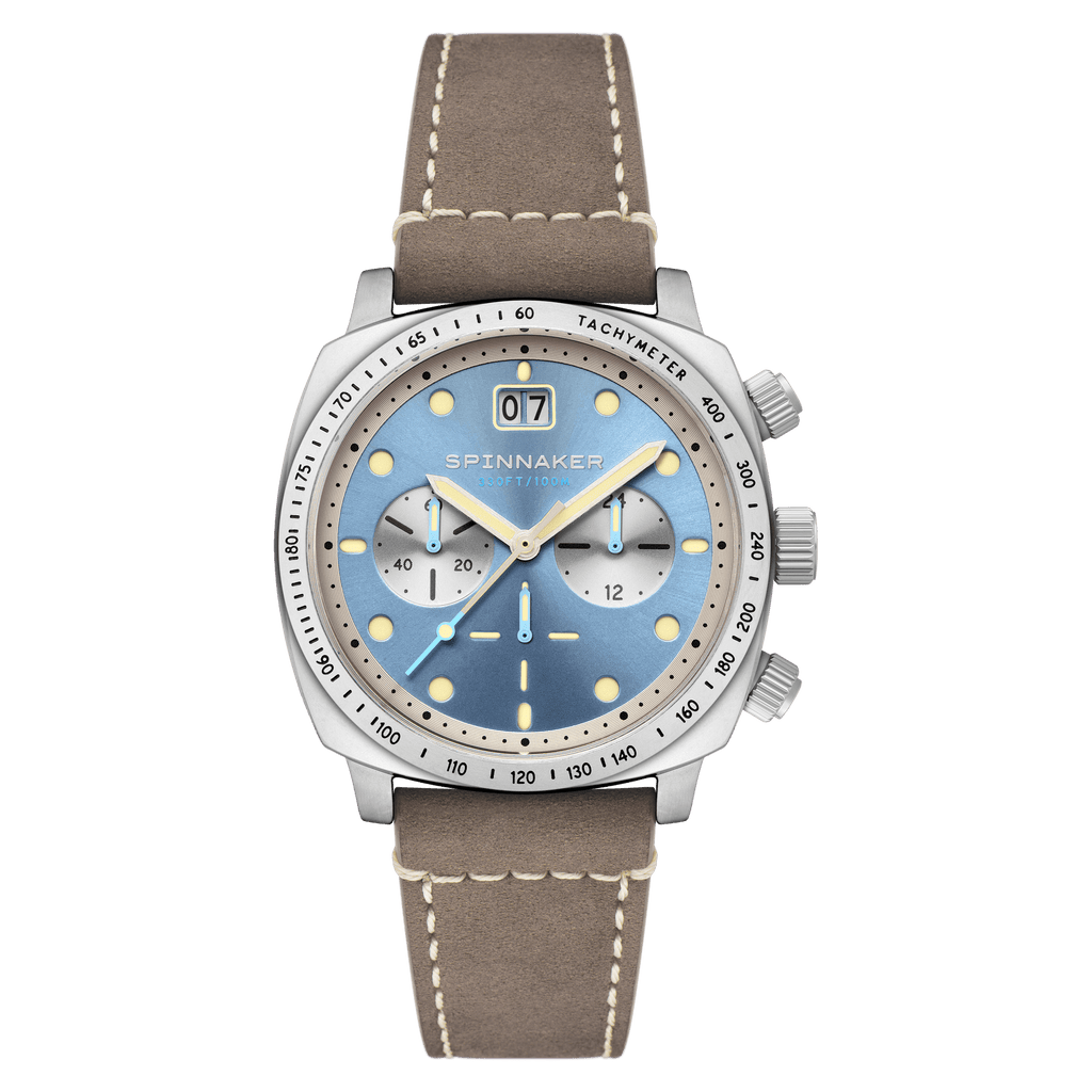 Spinnaker Hull Men's Blue Retro Chronograph Watch