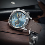 Spinnaker Hull Men's Blue Retro Chronograph Watch