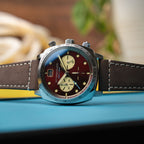 Spinnaker Hull Men's Red Retro Chronograph Watch