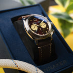Spinnaker Hull Men's Red Retro Chronograph Watch