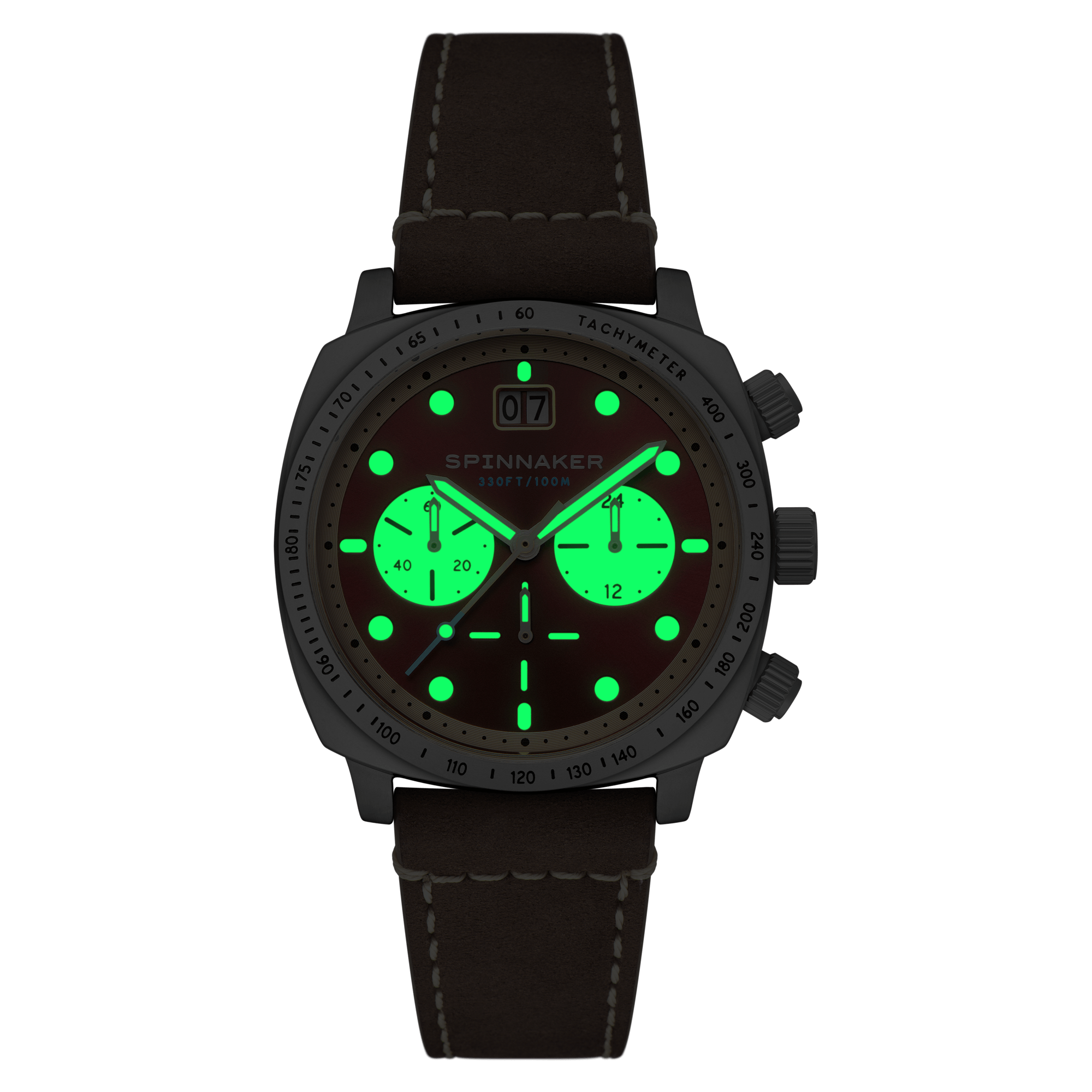Spinnaker Hull Men's Red Retro Chronograph Watch