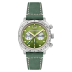 Spinnaker Hull Men's Green Retro Chronograph Watch