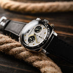 Spinnaker Hull Men's White Retro Chronograph Watch