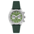Spinnaker Hull Green Chronograph Men’s Watch with Leather Strap