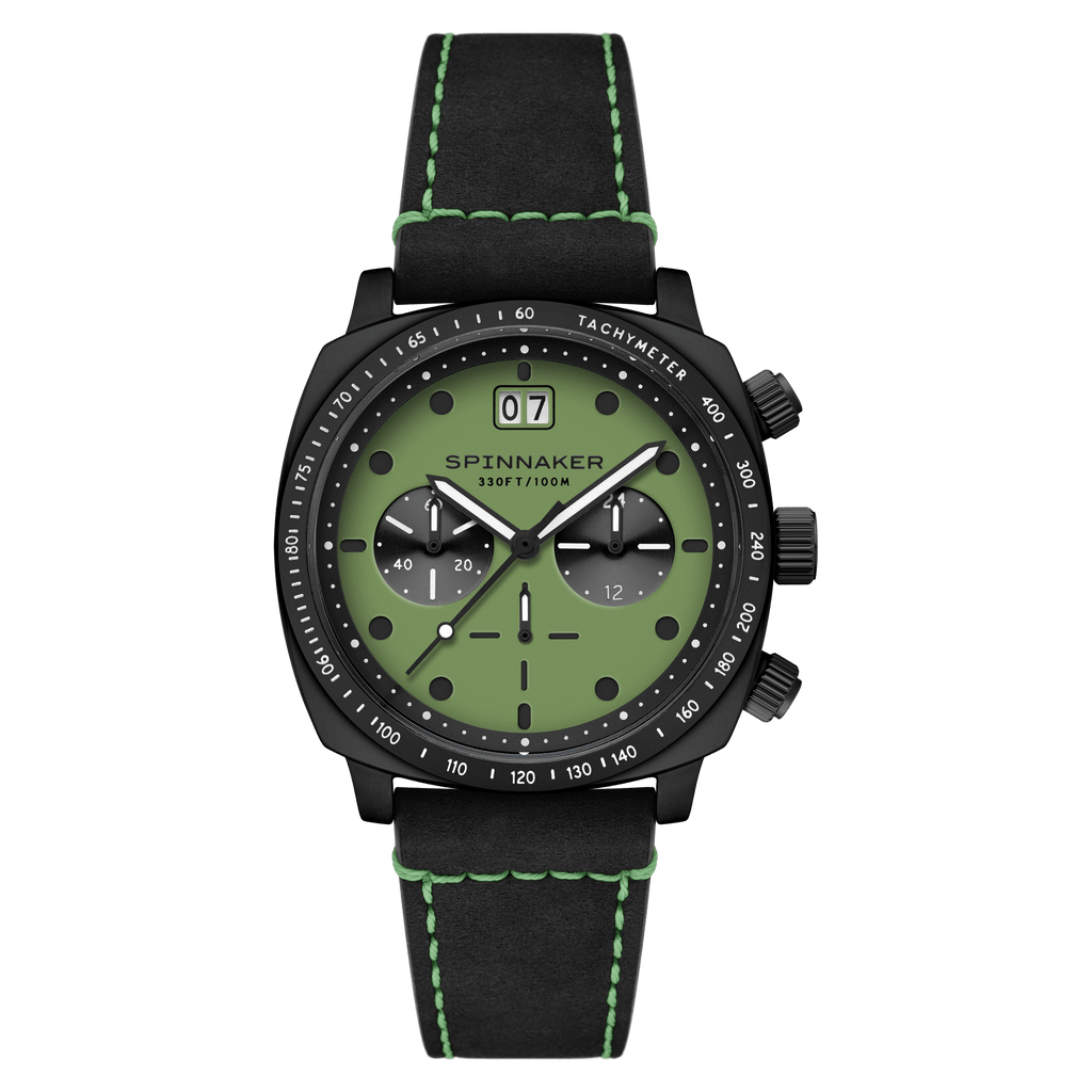 Spinnaker Hull Green Dial Chronograph Men’s Watch
