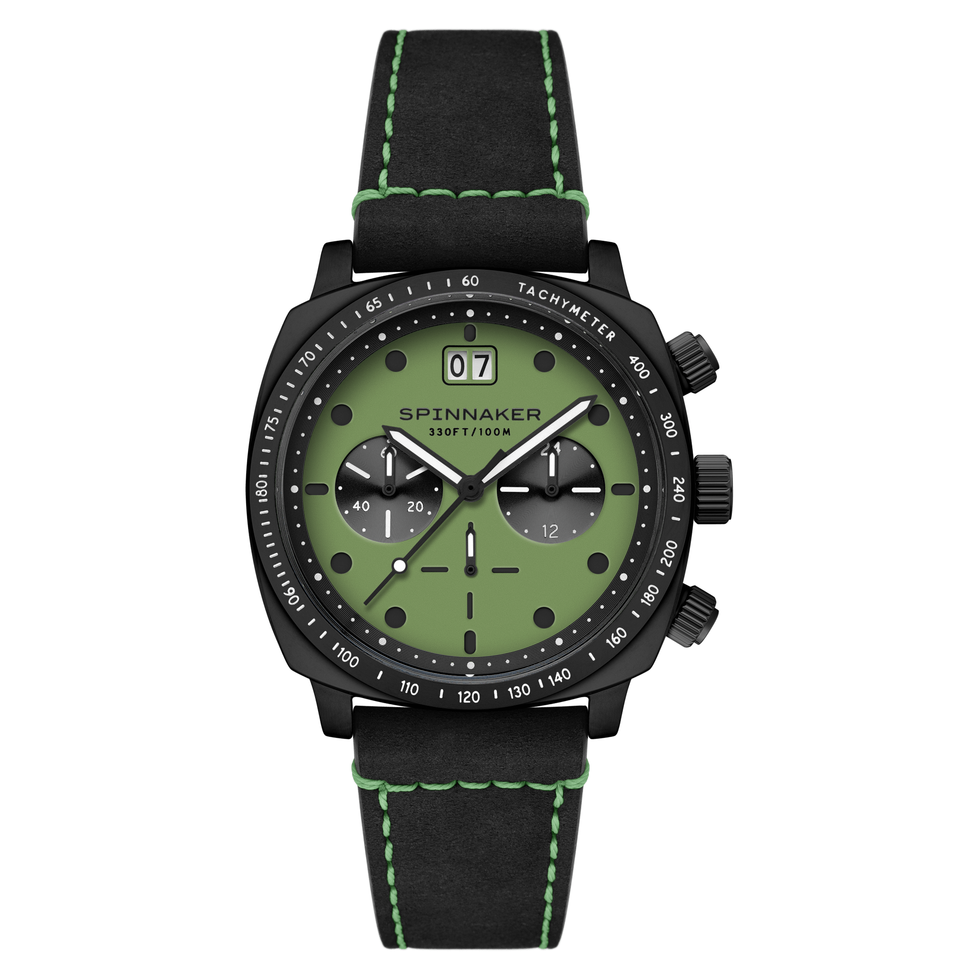 Spinnaker Hull Green Dial Chronograph Men’s Watch
