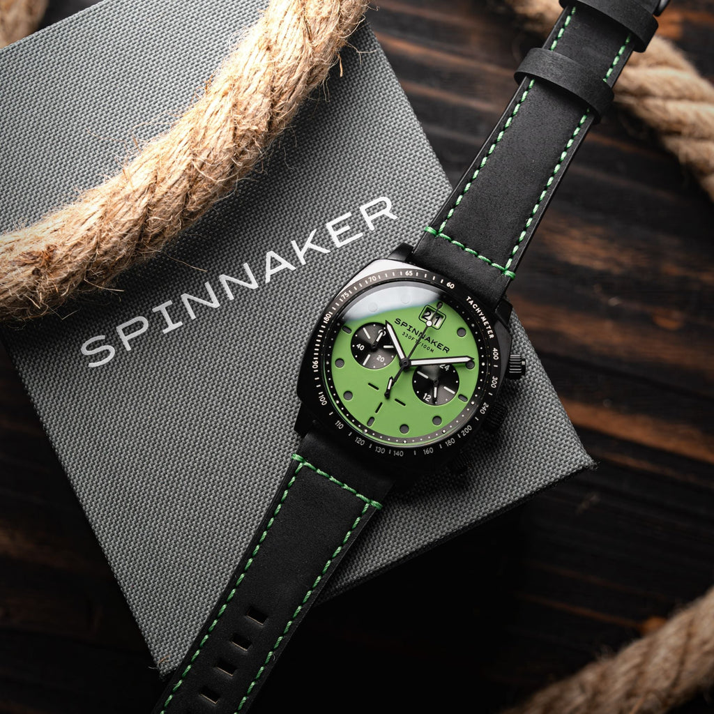Spinnaker Hull Green Dial Chronograph Men’s Watch