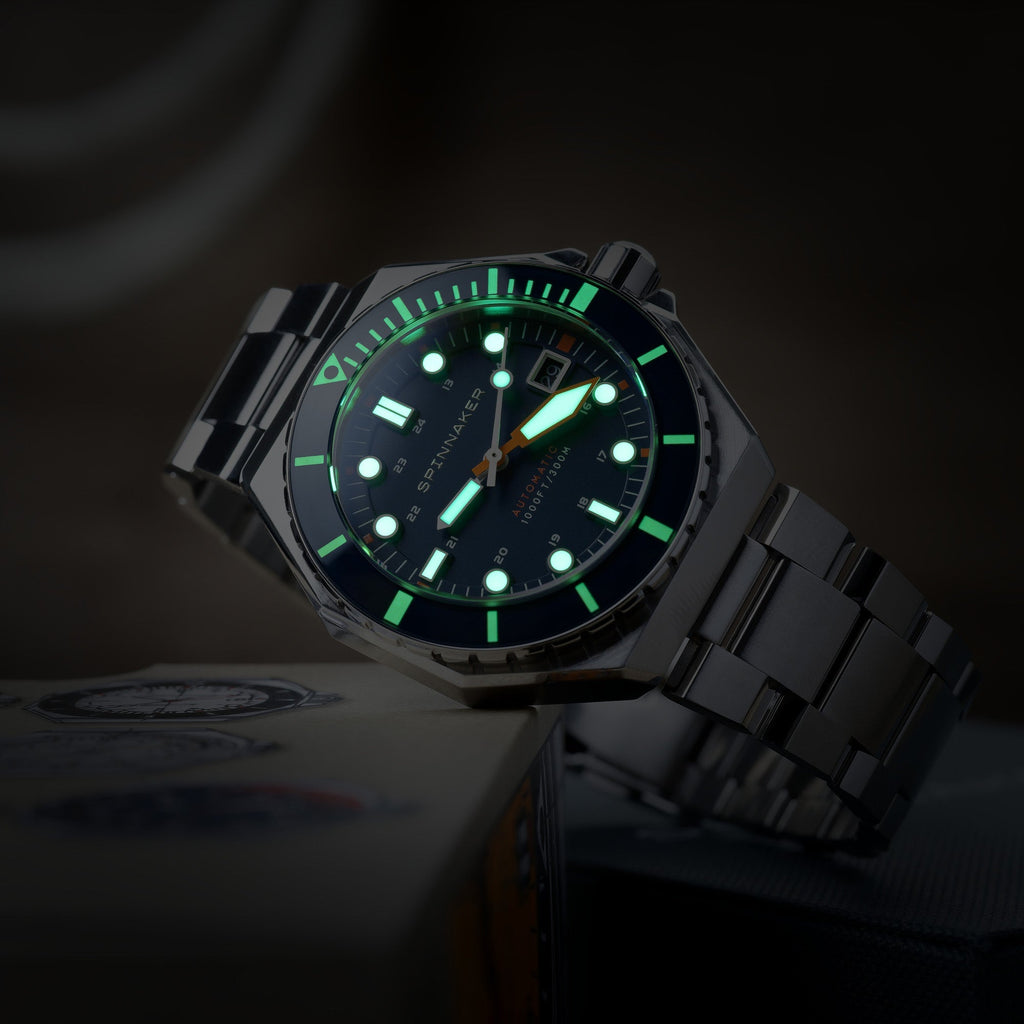Spinnaker Dumas Men’s 300m Blue Automatic Dive Watch
