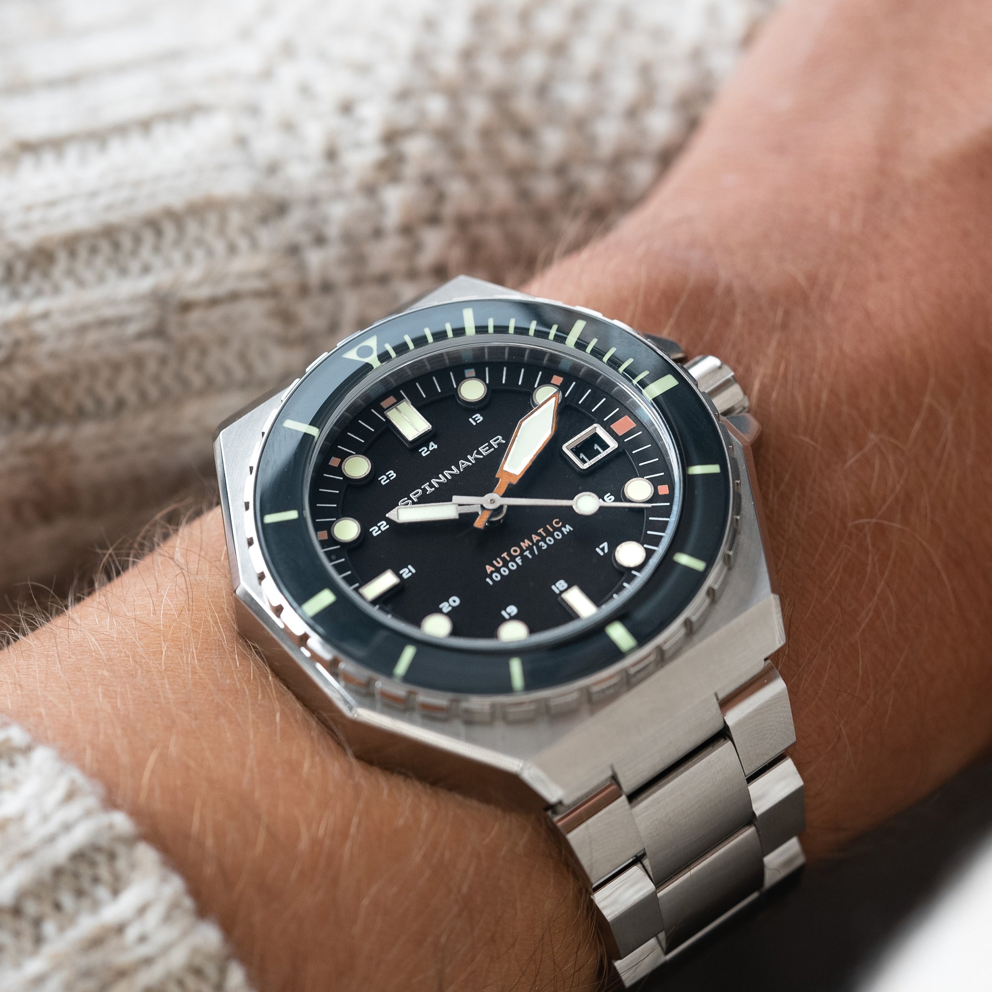 Spinnaker Dumas Men’s 300m Blue Automatic Dive Watch