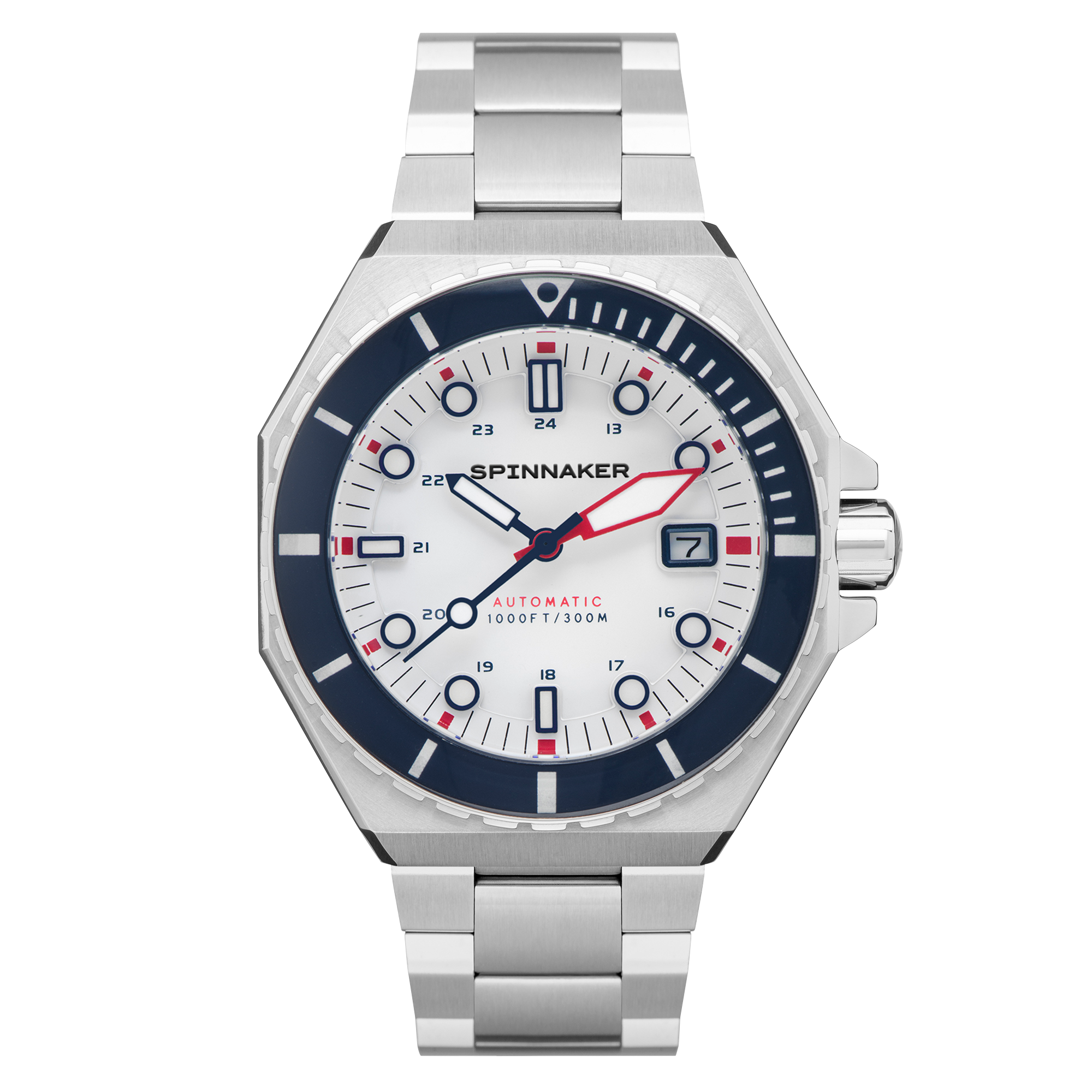 Spinnaker Dumas Men’s 300m White Dial Automatic Dive Watch