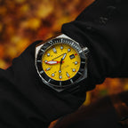 Spinnaker Dumas Men’s 300m Yellow Automatic Dive Watch