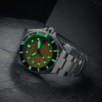 Spinnaker Dumas Men’s 300m Yellow Automatic Dive Watch