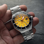 Spinnaker Dumas Men’s 300m Yellow Automatic Dive Watch