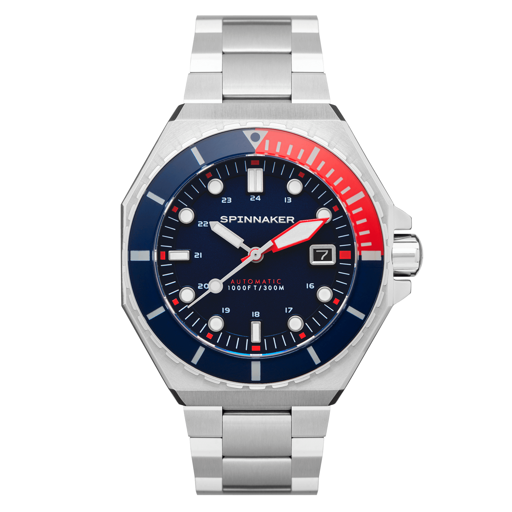 Spinnaker Dumas Men’s Blue 300m Automatic Dive Watch