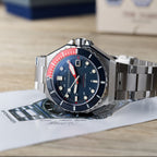 Spinnaker Dumas Men’s Blue 300m Automatic Dive Watch