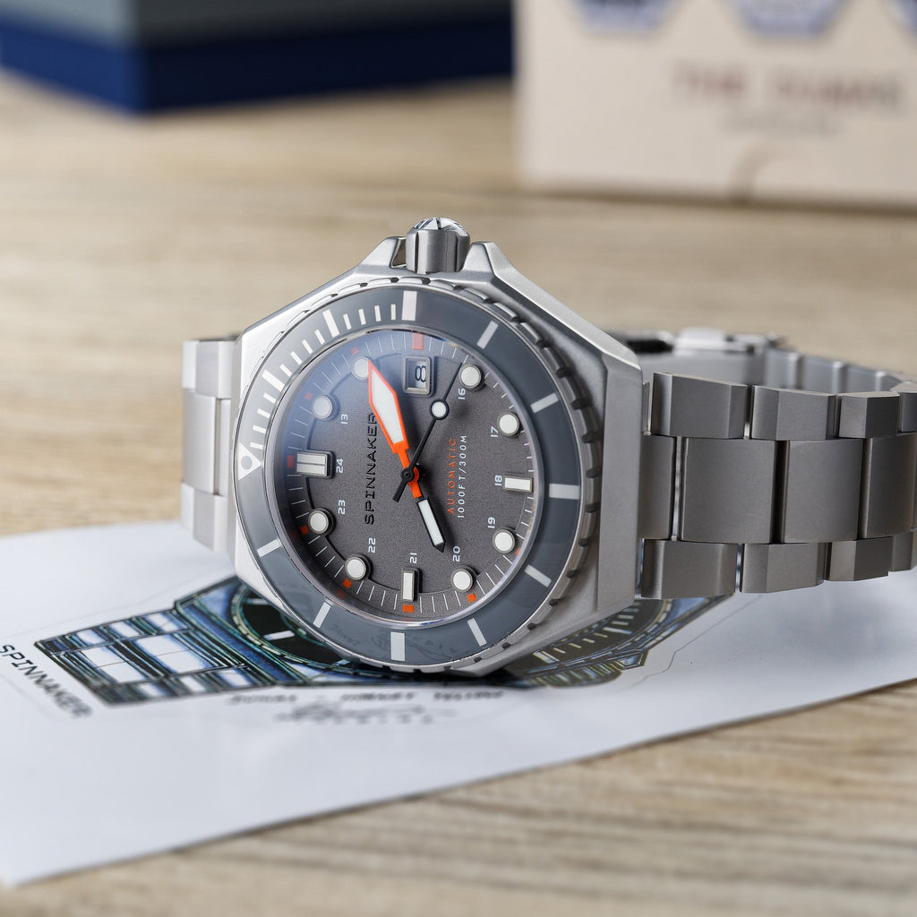 Spinnaker Dumas Men’s Grey 300m Automatic Dive Watch