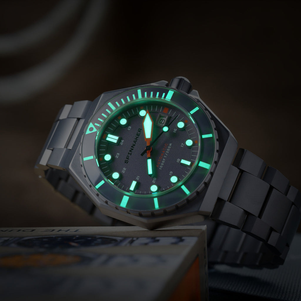 Spinnaker Dumas Men’s Grey 300m Automatic Dive Watch