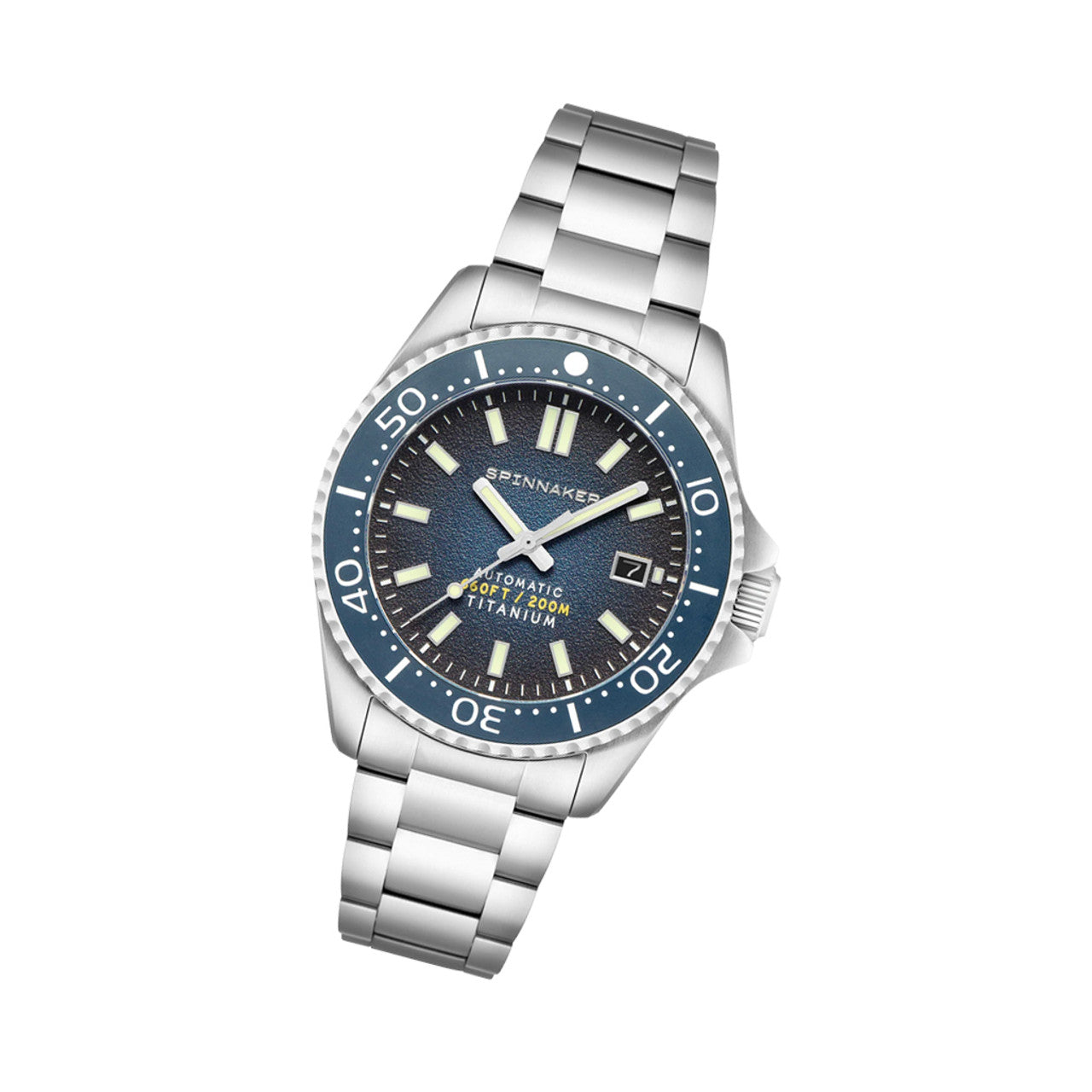 Spinnaker Tesei Titanium Men's Tactical Blue Automatic Watch