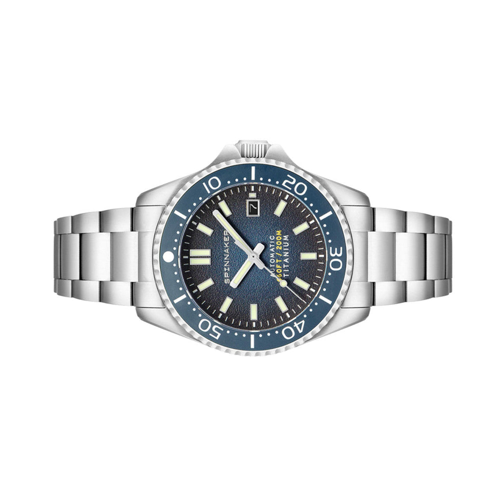 Spinnaker Tesei Titanium Men's Tactical Blue Automatic Watch