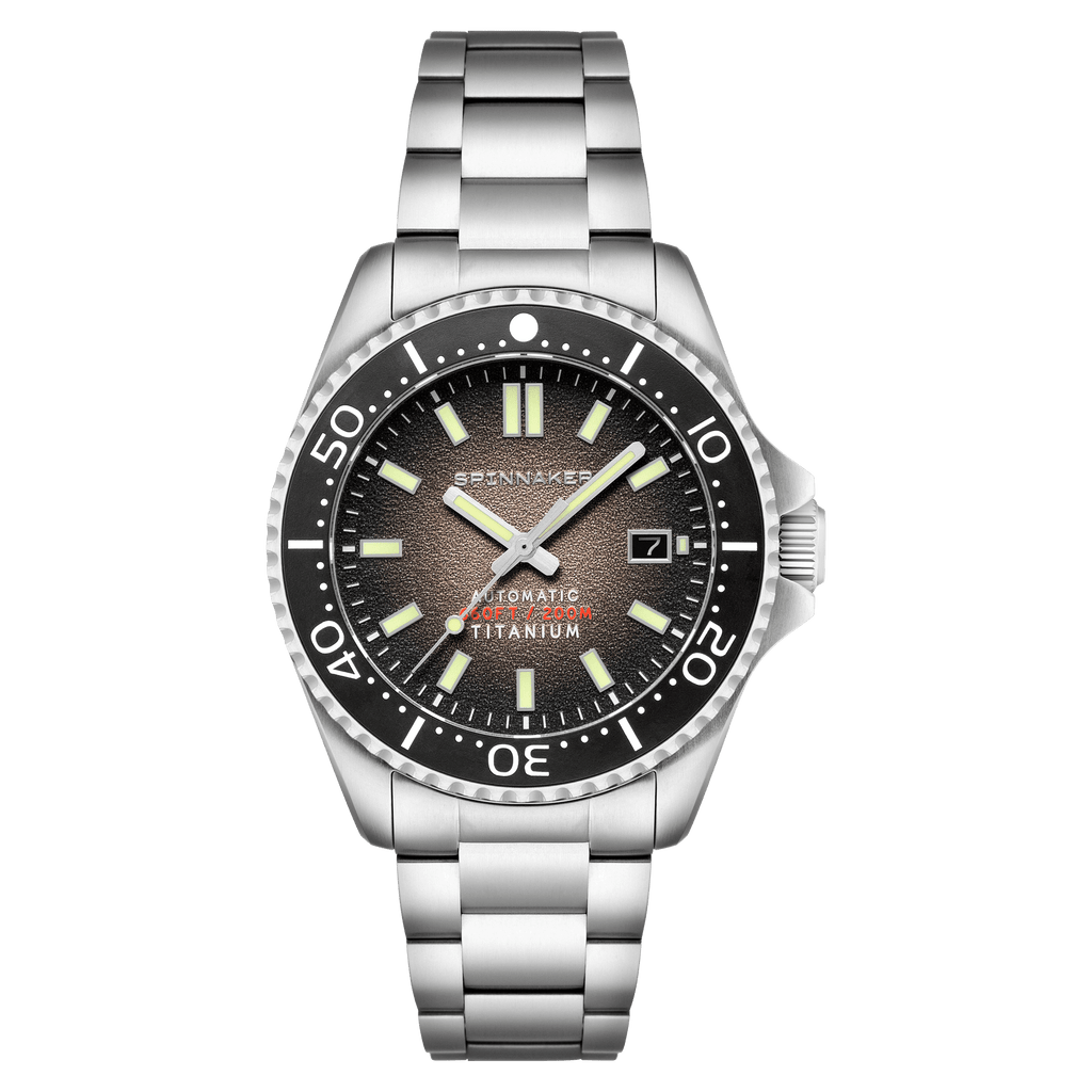 Spinnaker Tesei Titanium Men's Black Automatic Watch