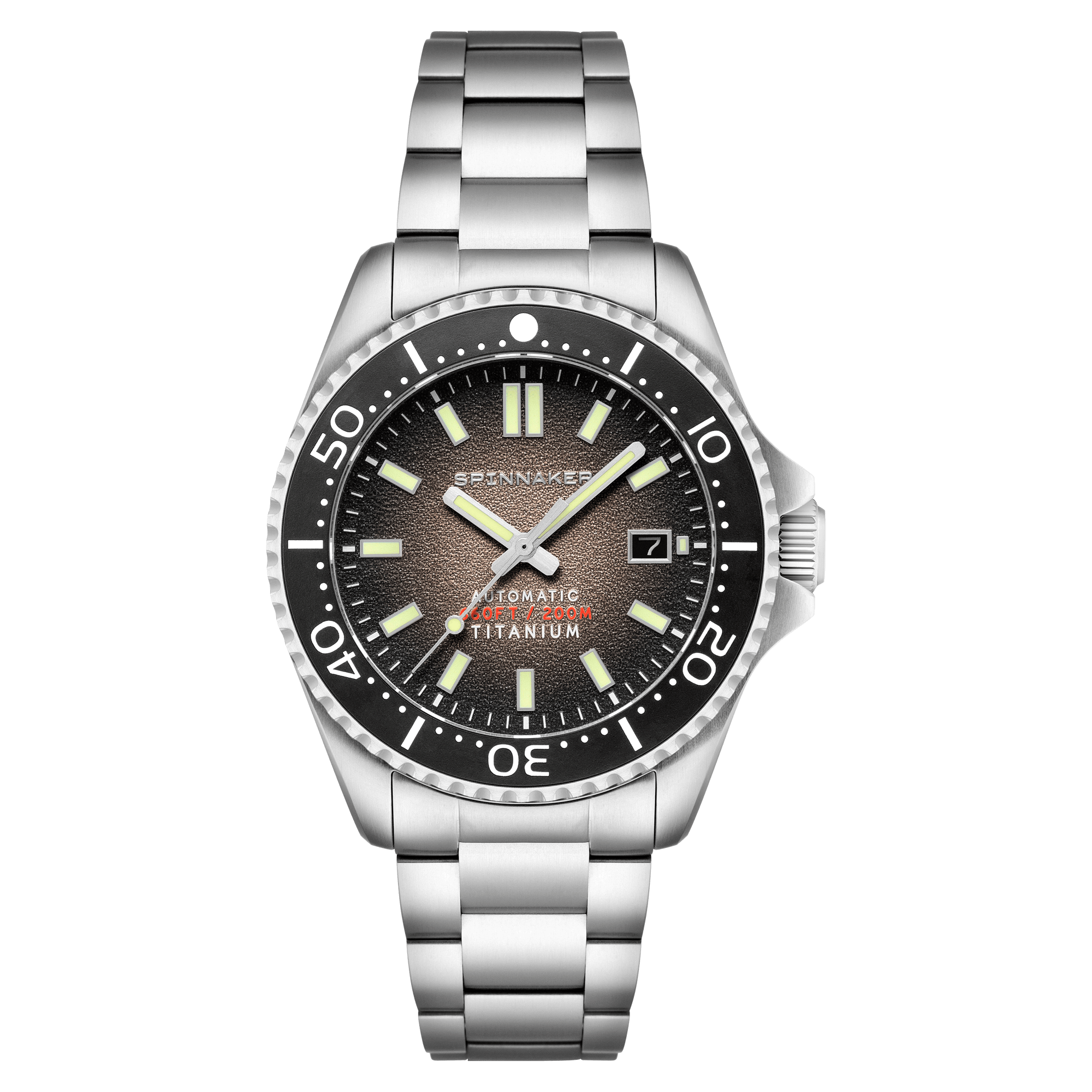 Spinnaker Tesei Titanium Men's Black Automatic Watch