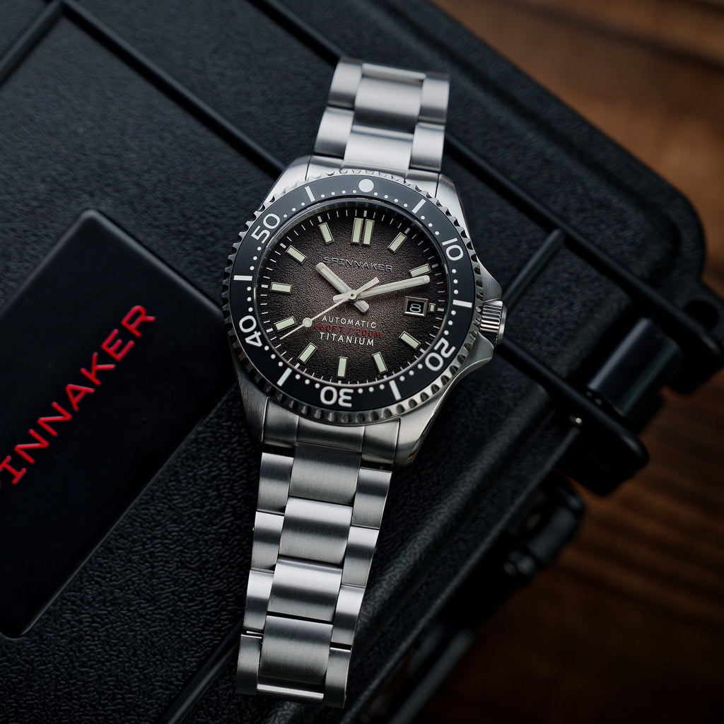 Spinnaker Tesei Titanium Men's Black Automatic Watch