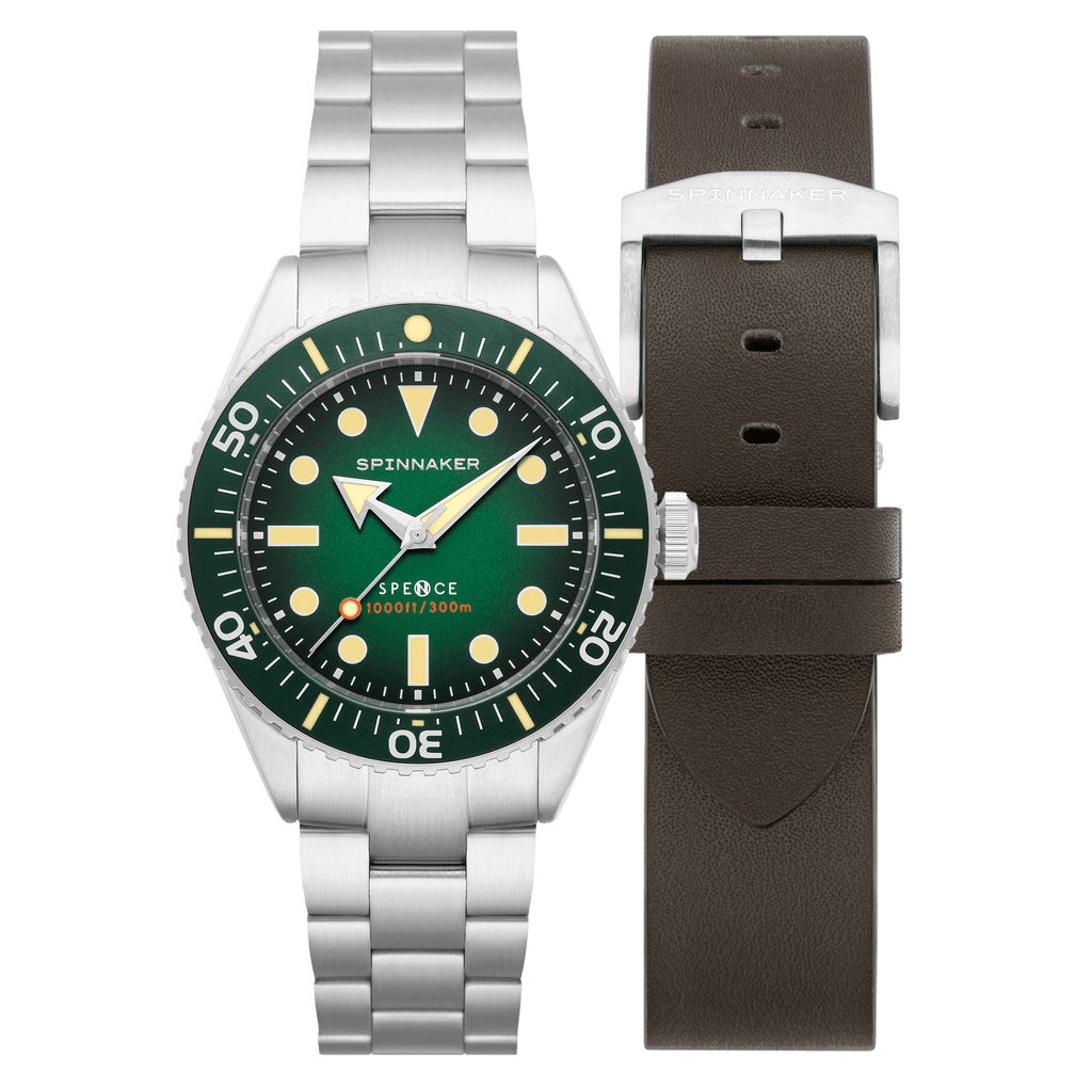 Spinnaker Spence 300 Men's Green Automatic Watch