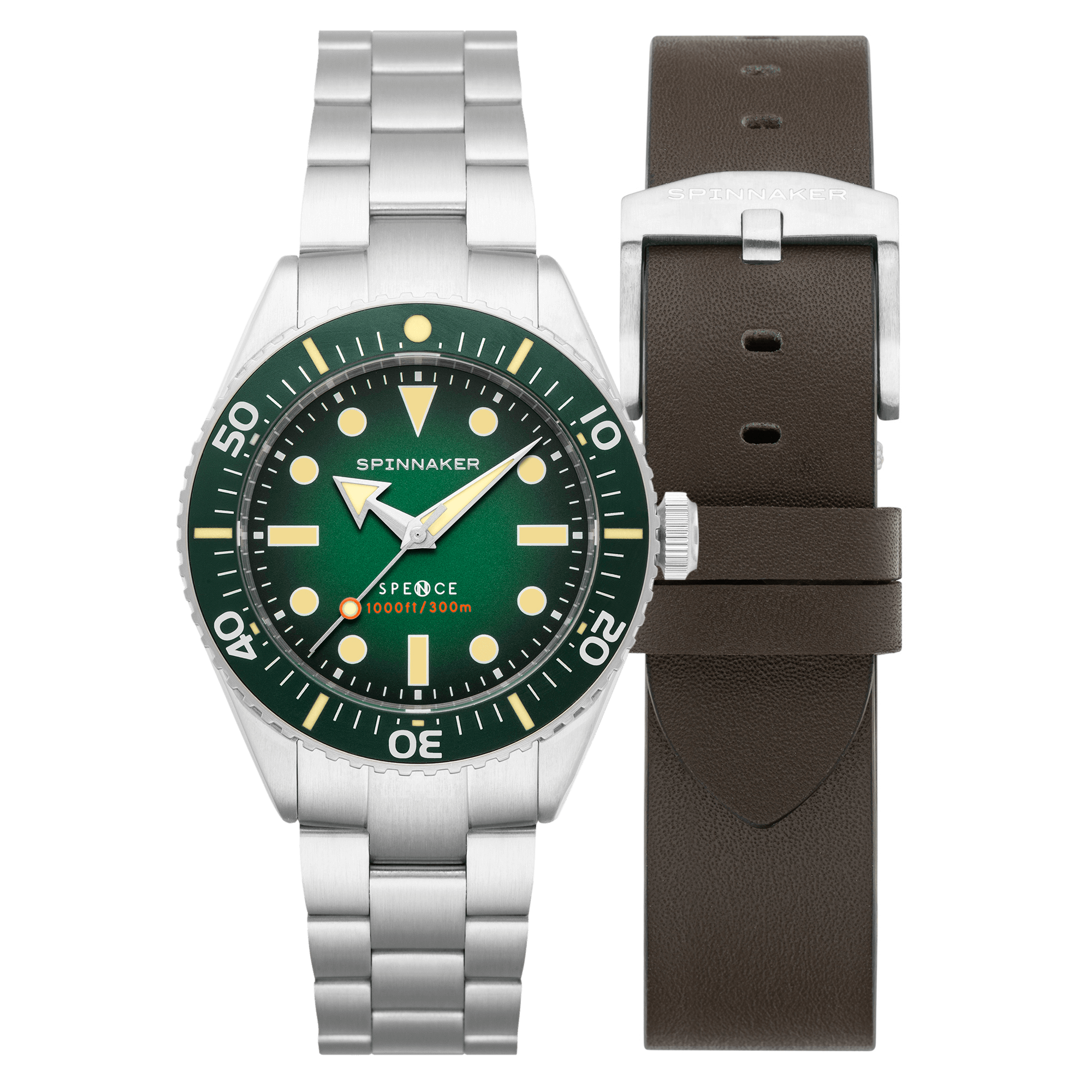 Spinnaker Spence 300 Men's Green Automatic Watch