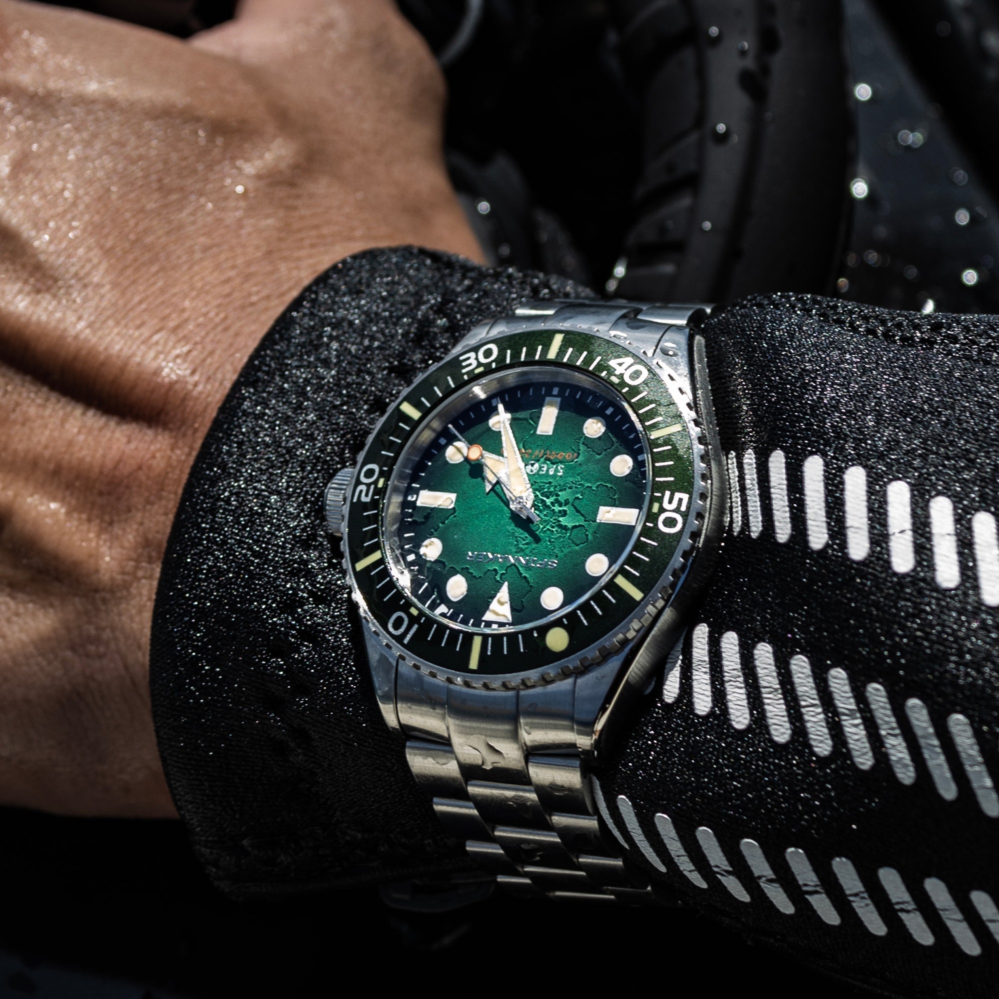 Spinnaker Spence 300 Men's Green Automatic Watch
