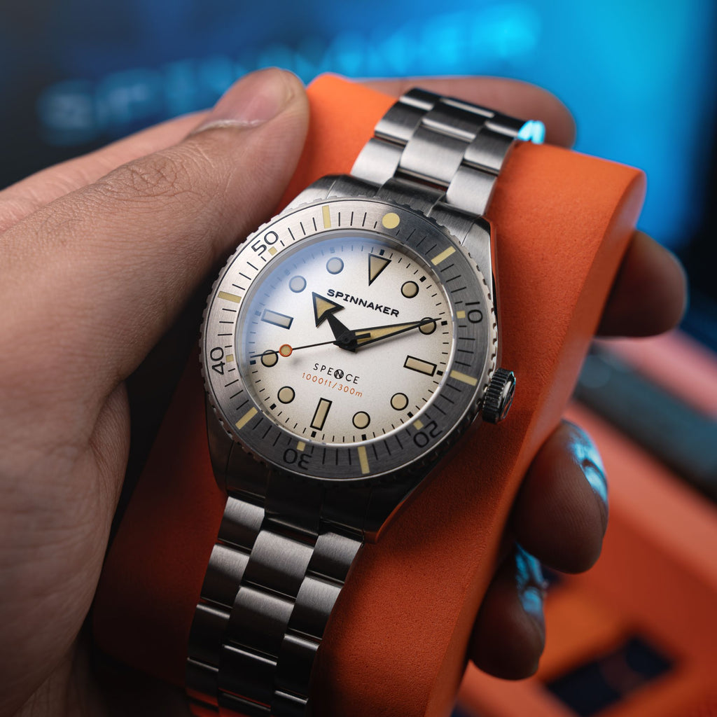 Spinnaker Spence 300 Men's White Automatic Diver Watch