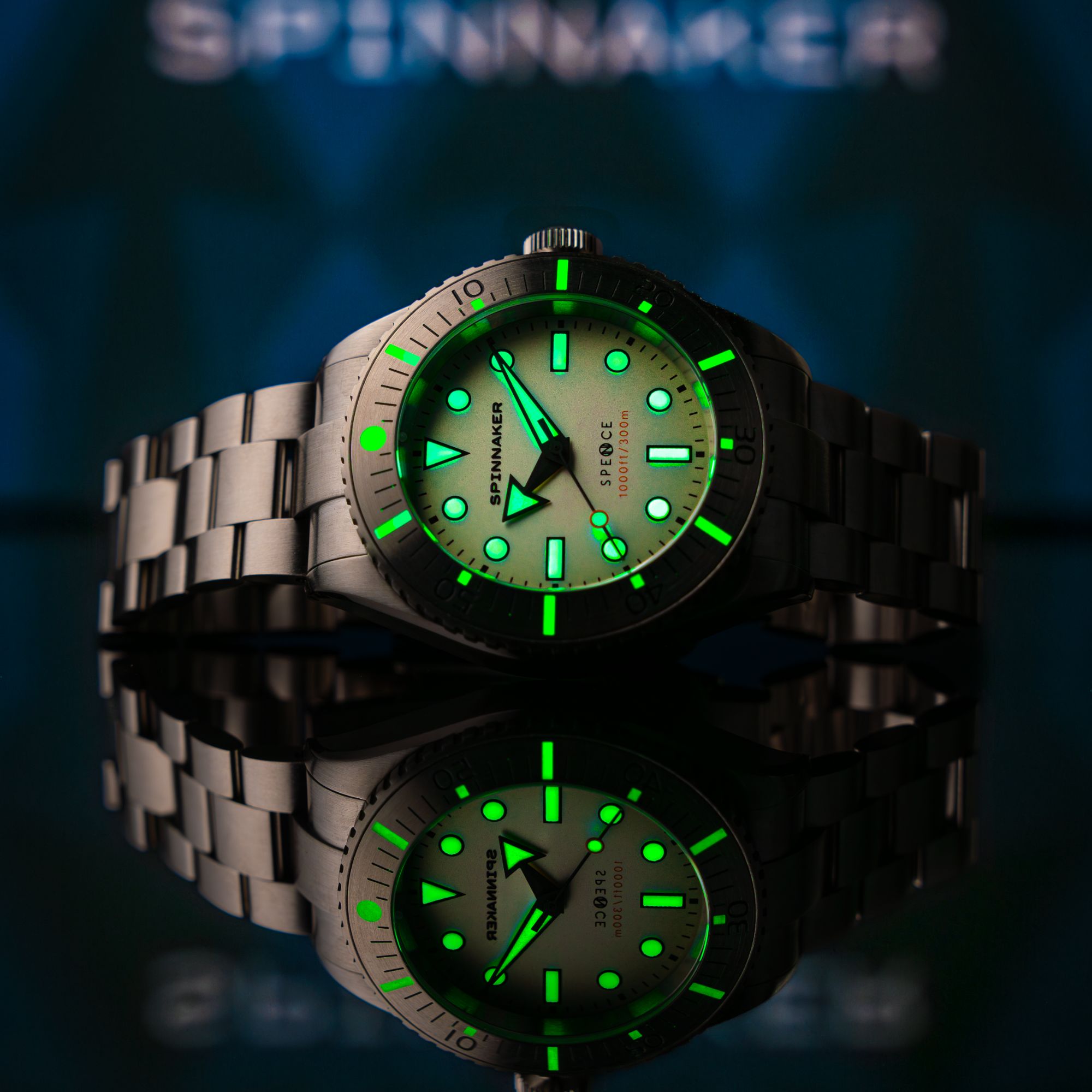 Spinnaker Spence 300 Men's White Automatic Diver Watch