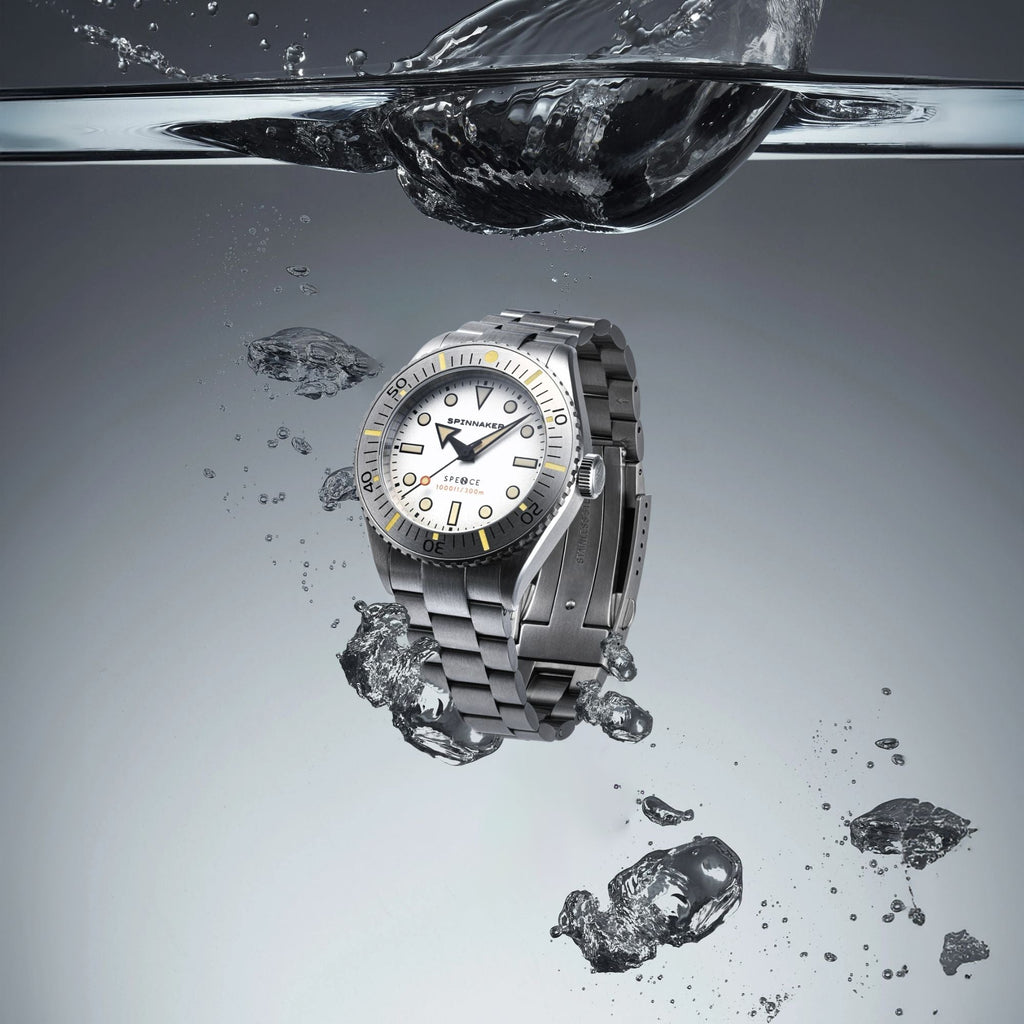 Spinnaker Spence 300 Men's White Automatic Diver Watch