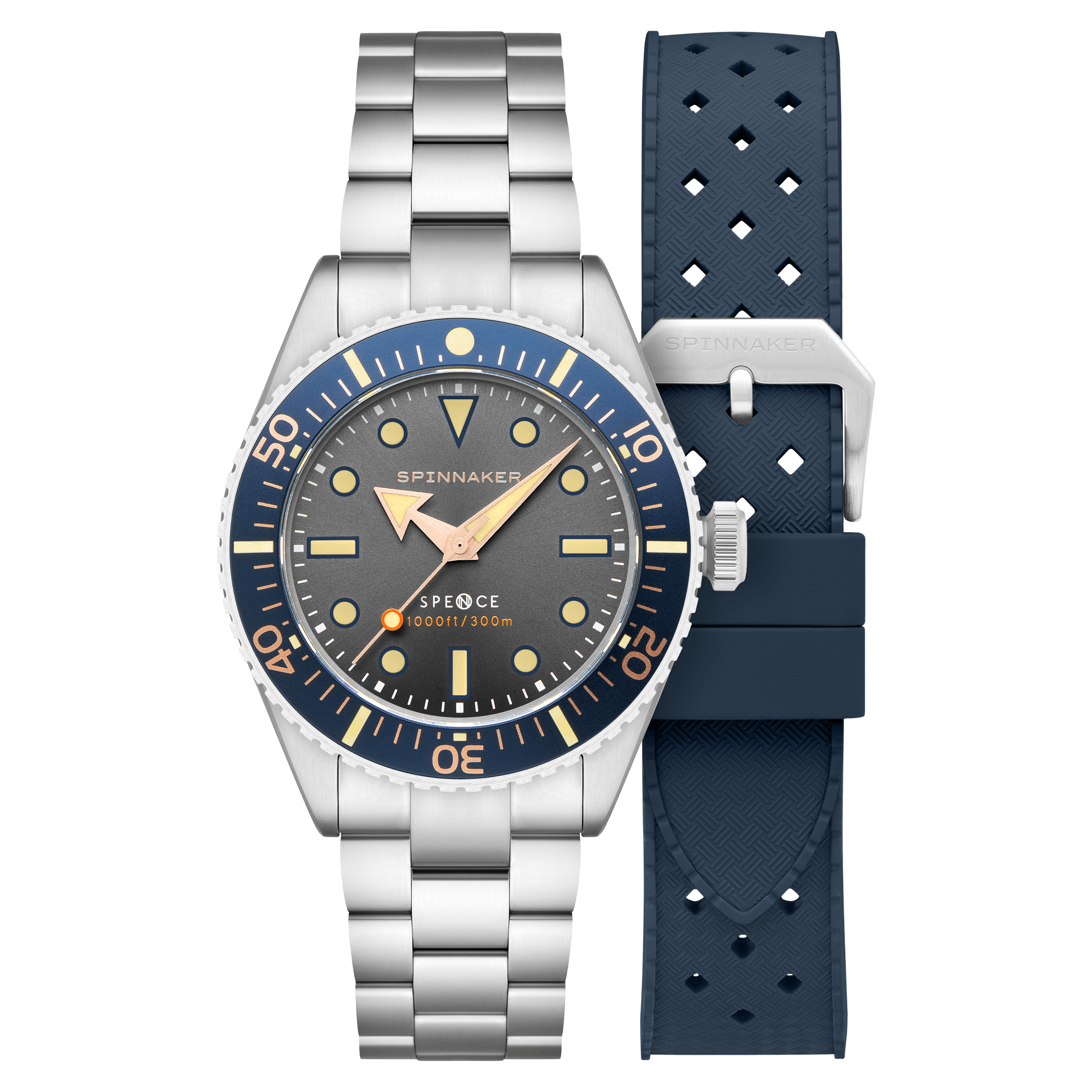 Spinnaker Spence 300 Men's Grey Automatic Diver Watch