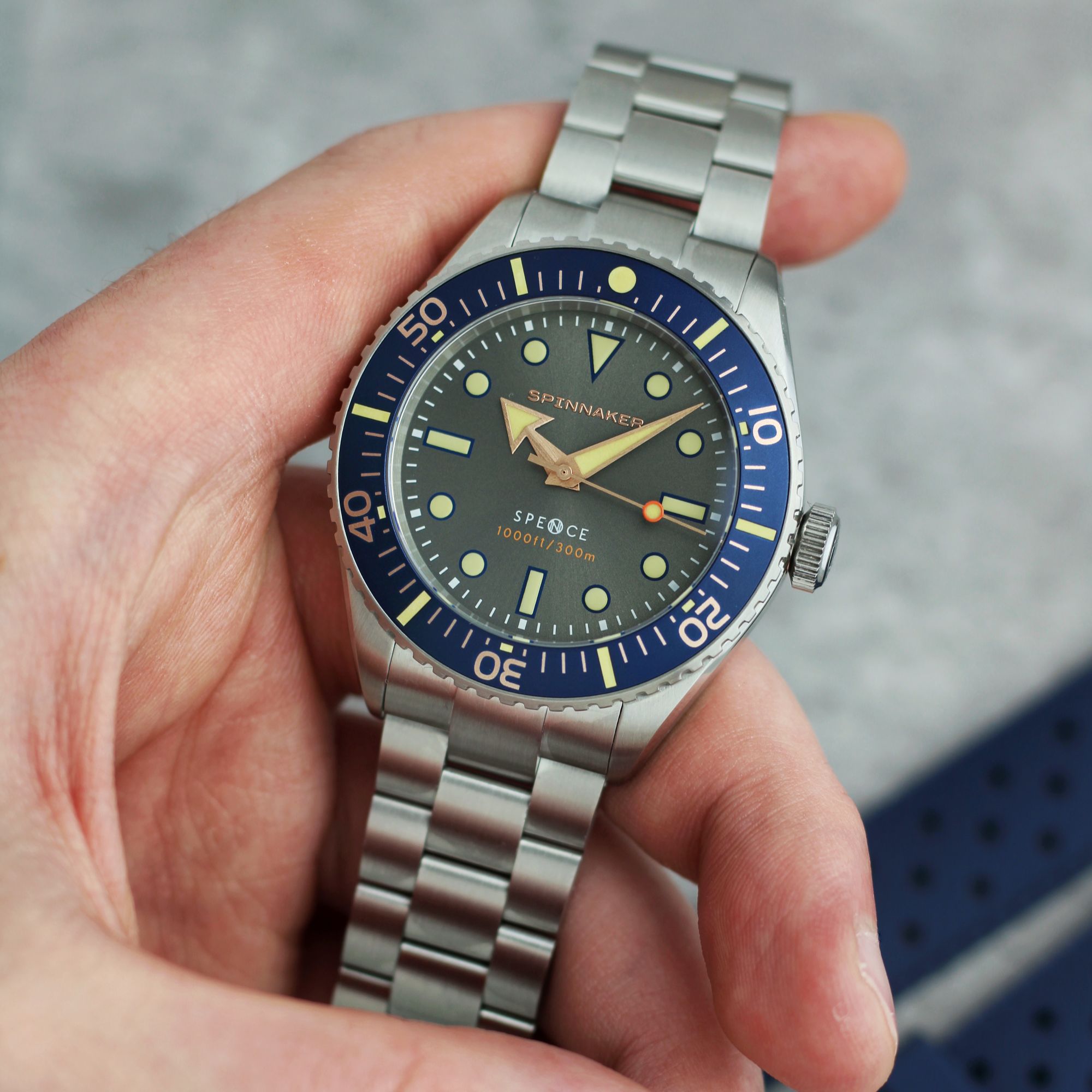 Spinnaker Spence 300 Men's Grey Automatic Diver Watch