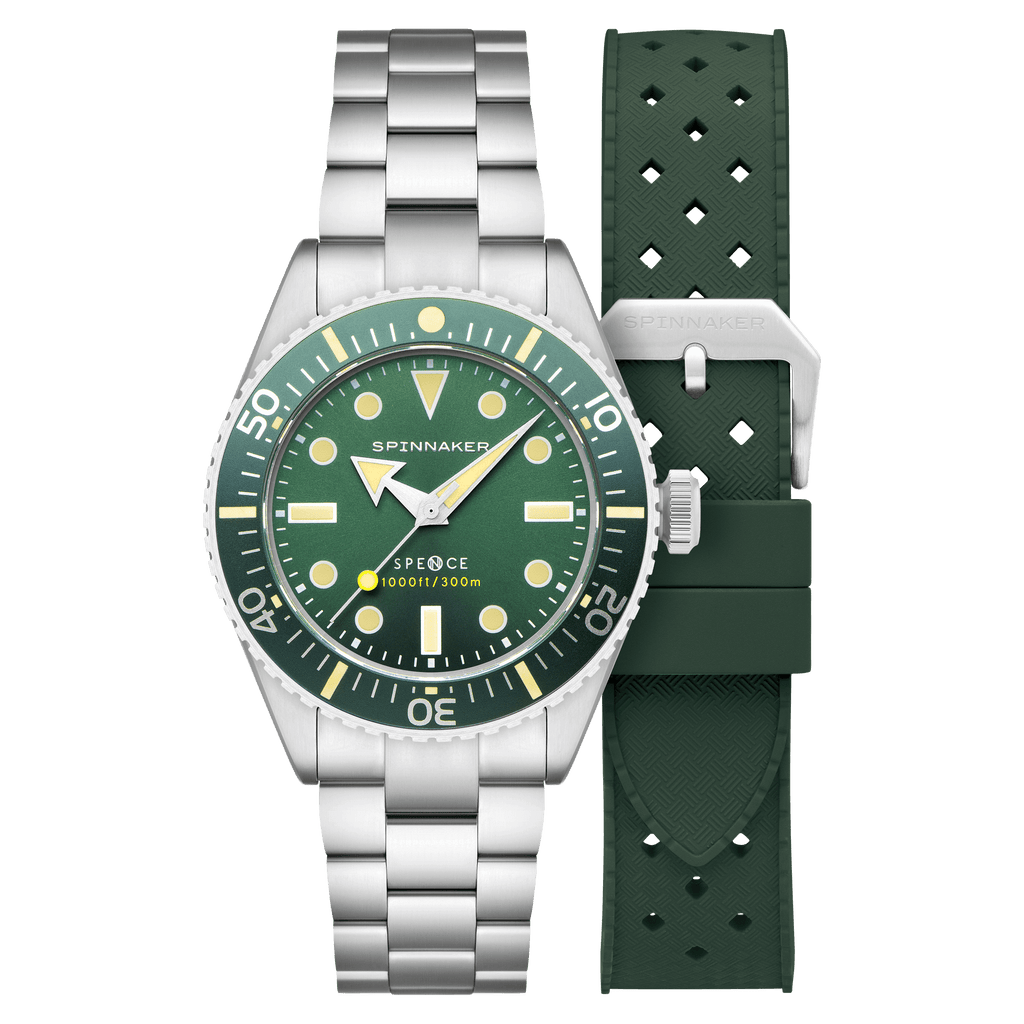 Spinnaker Spence 300 Men's Green Diver Automatic Watch