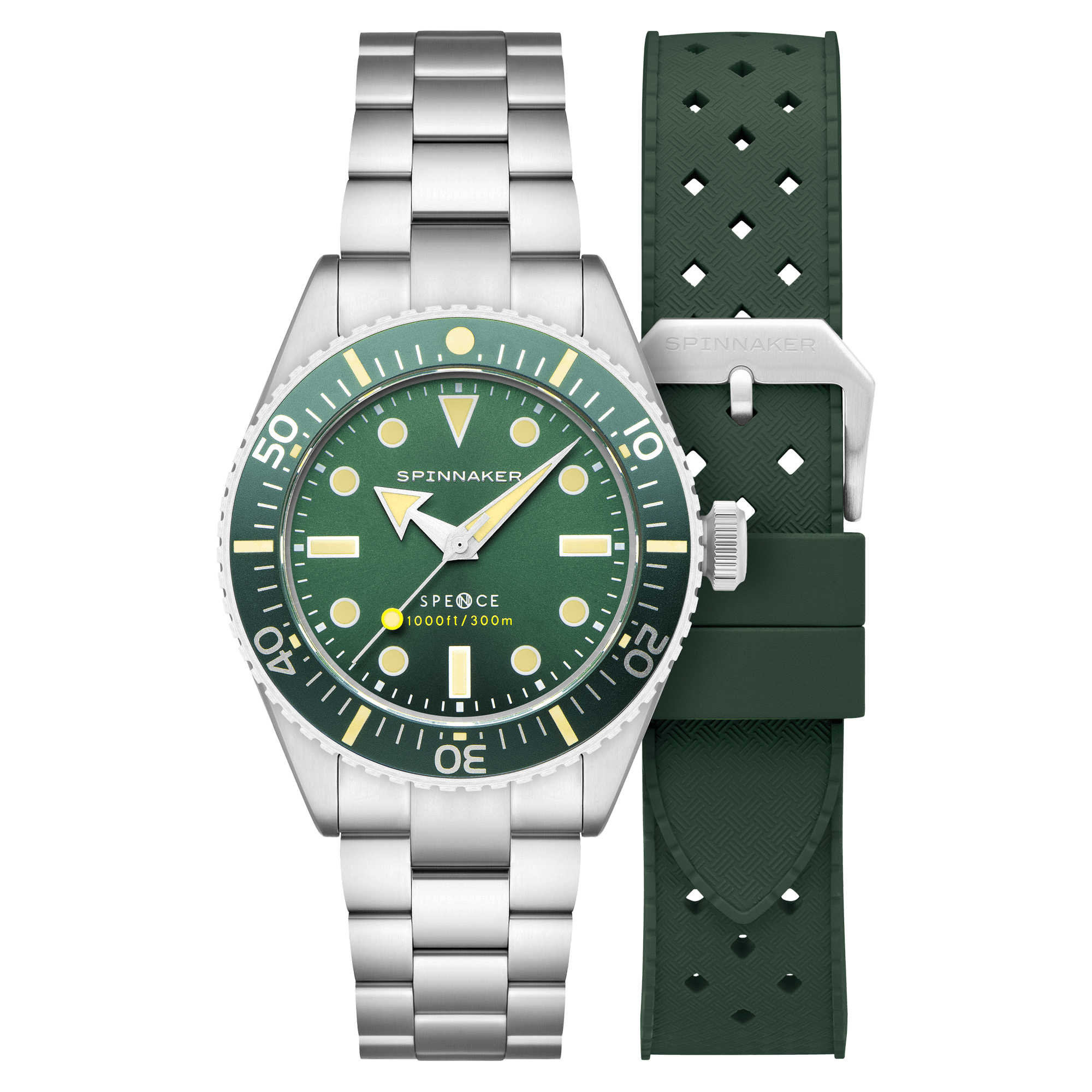 Spinnaker Spence 300 Men's Green Diver Automatic Watch