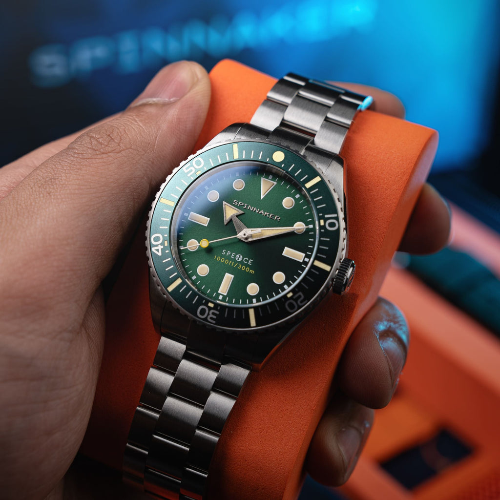 Spinnaker Spence 300 Men's Green Diver Automatic Watch