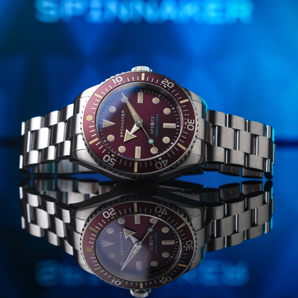 Spinnaker Spence 300 Men's Red Diver Automatic Watch