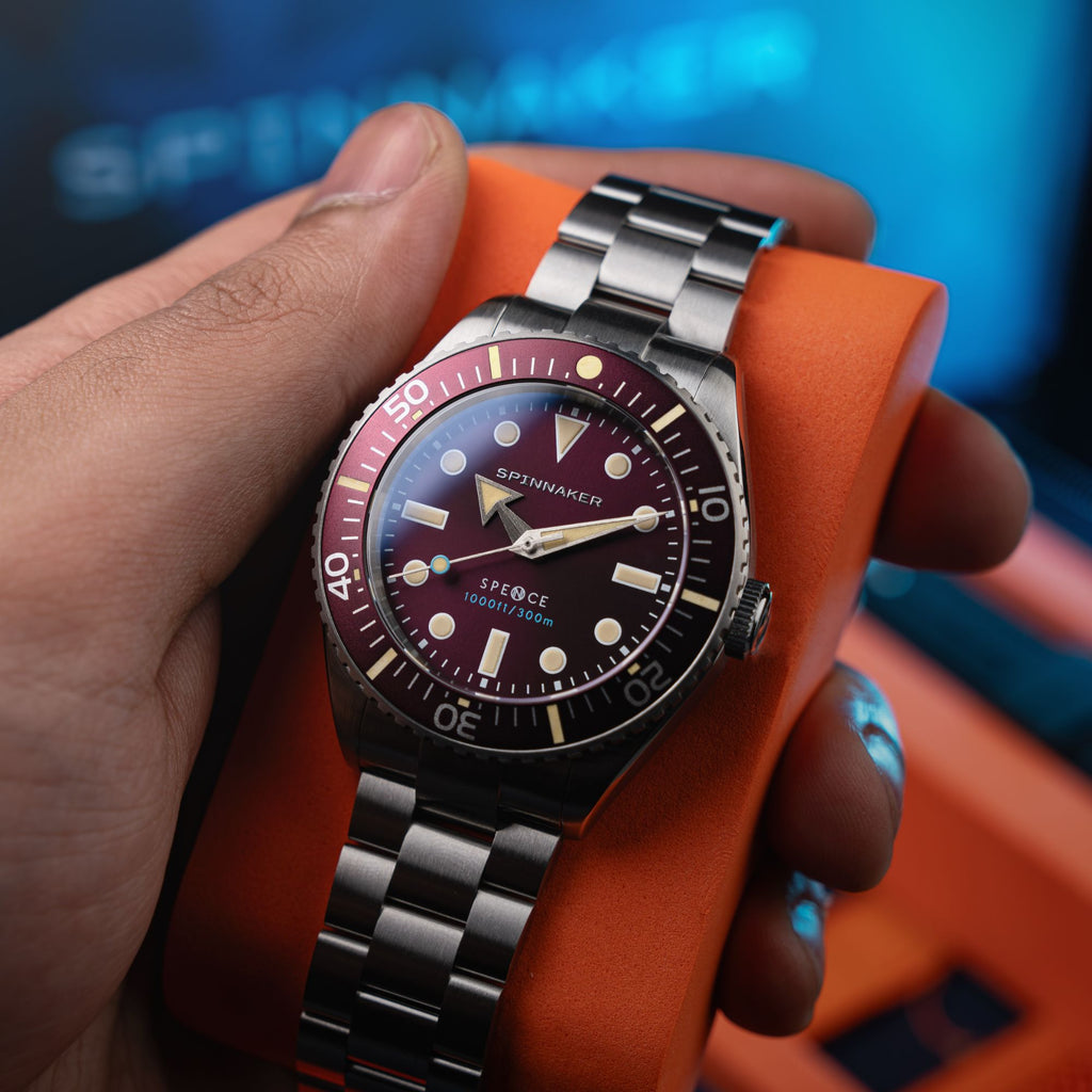 Spinnaker Spence 300 Men's Red Diver Automatic Watch
