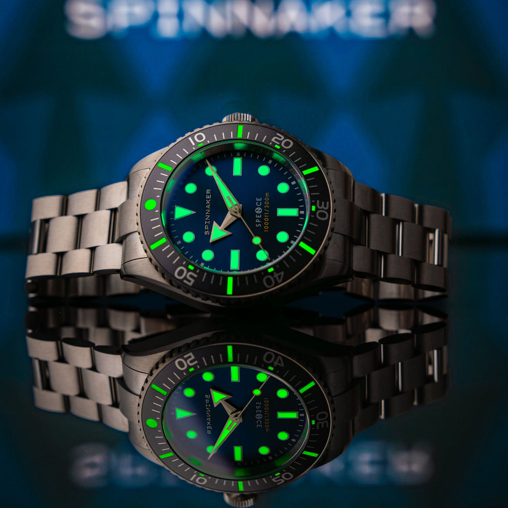 Spinnaker Spence 300 Men's Blue Diver Automatic Watch