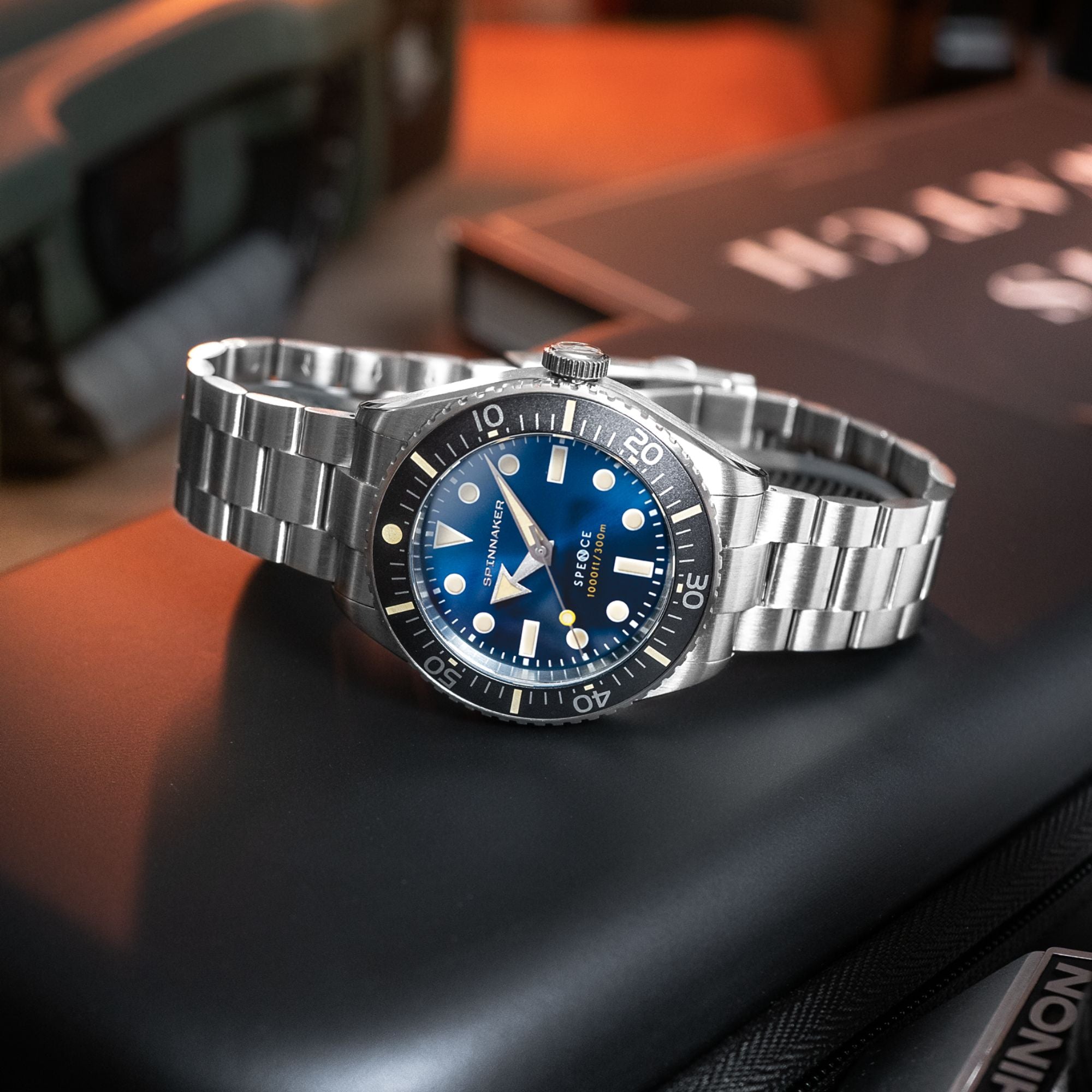 Spinnaker Spence 300 Men's Blue Diver Automatic Watch
