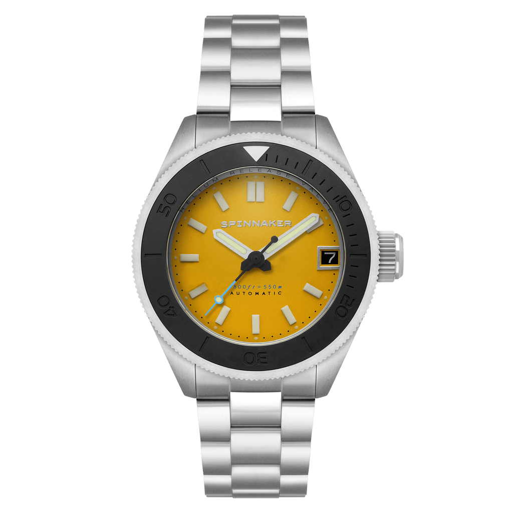 Spinnaker Piccard Automatic Yellow Diver Watch – Limited Edition
