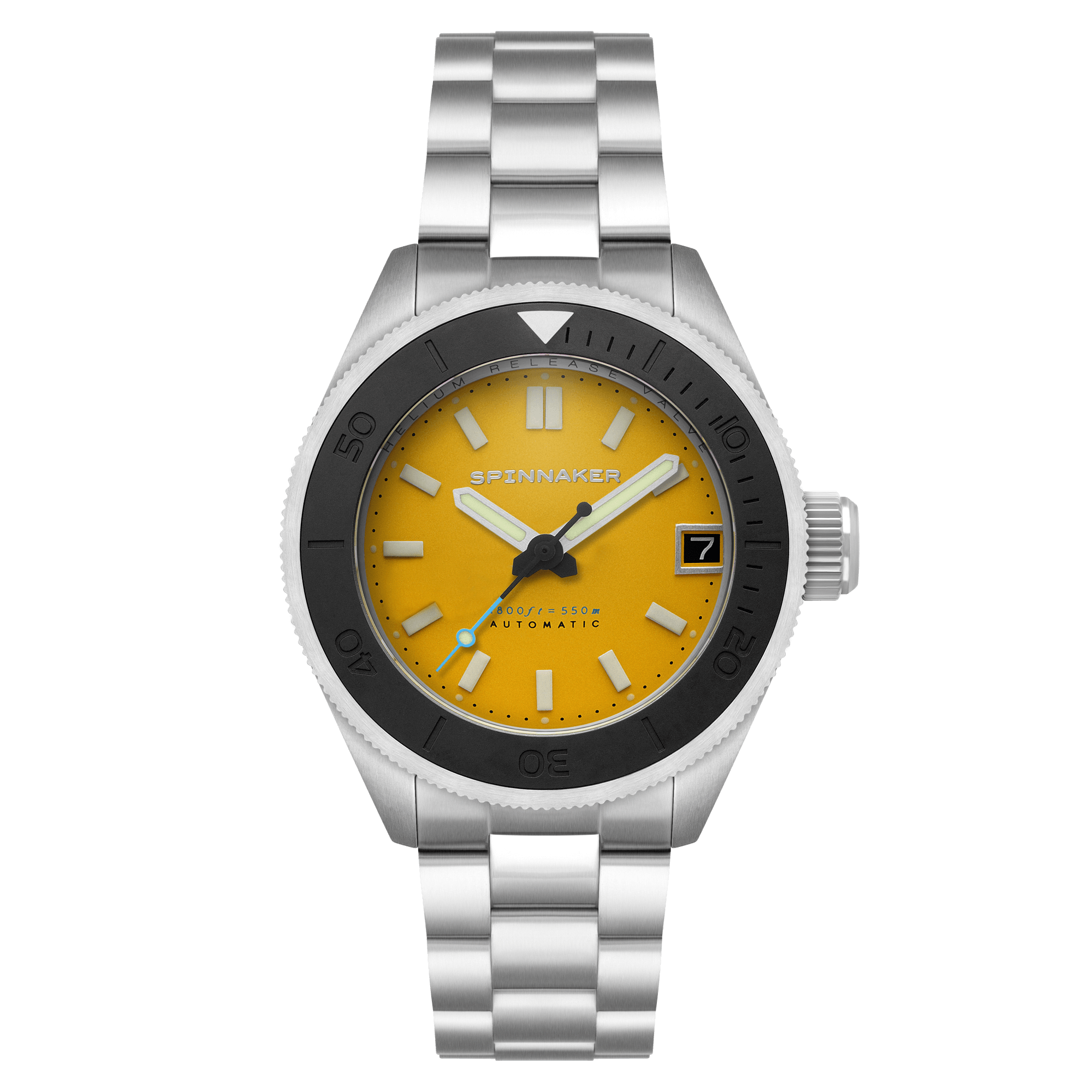 Spinnaker Piccard Automatic Yellow Diver Watch – Limited Edition